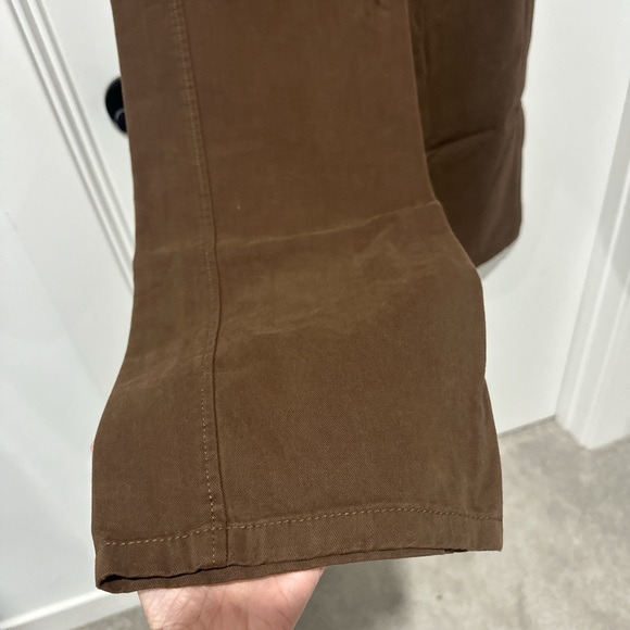 STRADIVARIUS BROWN CARGO PANTS - Picture 4 of 8